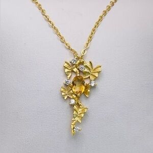 Natural Citrine Gemstone Sterling Silver